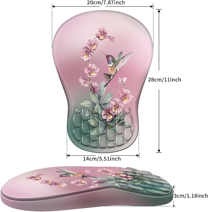 YIWEI Ergonomic Mouse Pad with Wrist Rest - Image 6