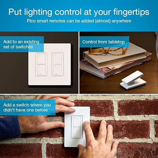 Lutron Caseta Deluxe Smart Light Switch Kit w/ Wall Plate and Smart Hub - Image 12