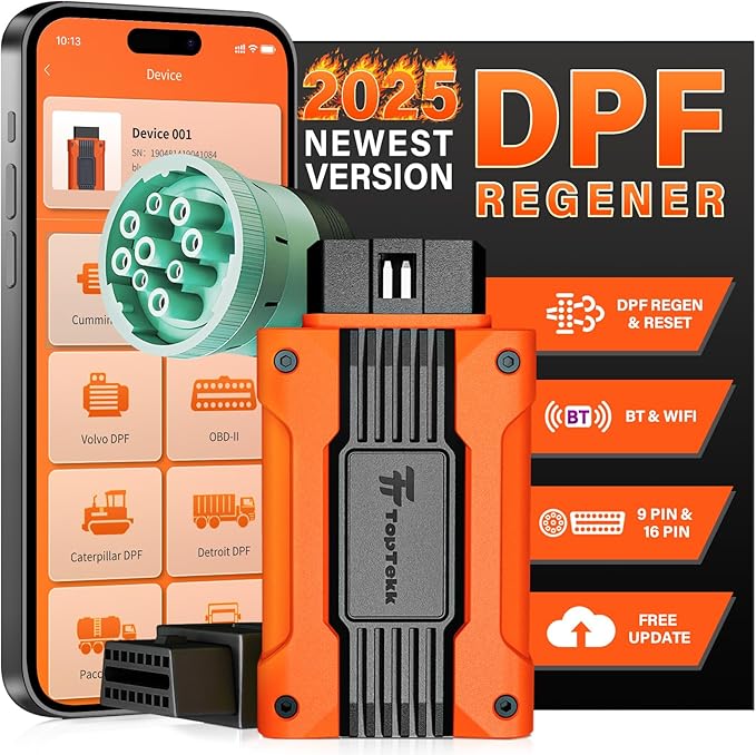 TopTekk for DPF Reset and Regeneration Tool, Compatible by TopTekk