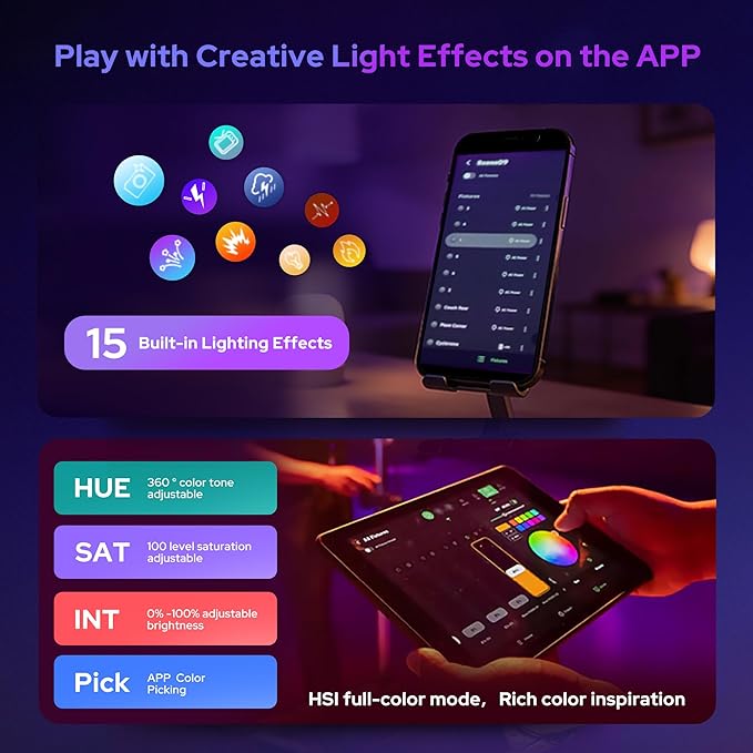 Aputure Amaran T2C RGBWW LED Tube Light 2500K to 7500K, Support APP and DMX - Image 5