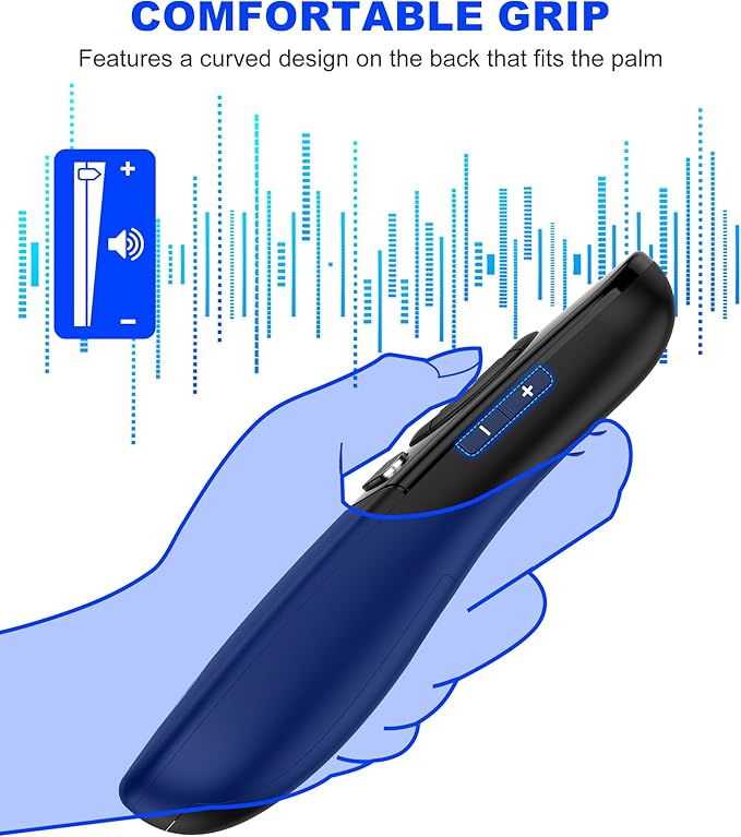 DinoFire USB Type C Wireless Presentation Clicker, BT&RF 2.4GHz Dual Modes - Image 6