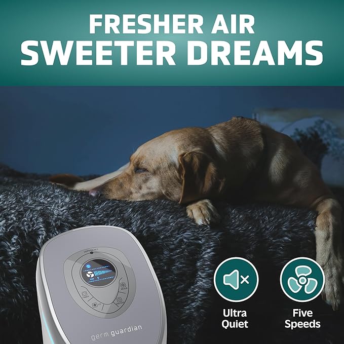GermGuardian Air Purifier with Genuine HEPA 13 Pet Pure Filter, Removes 99.97% - Image 3