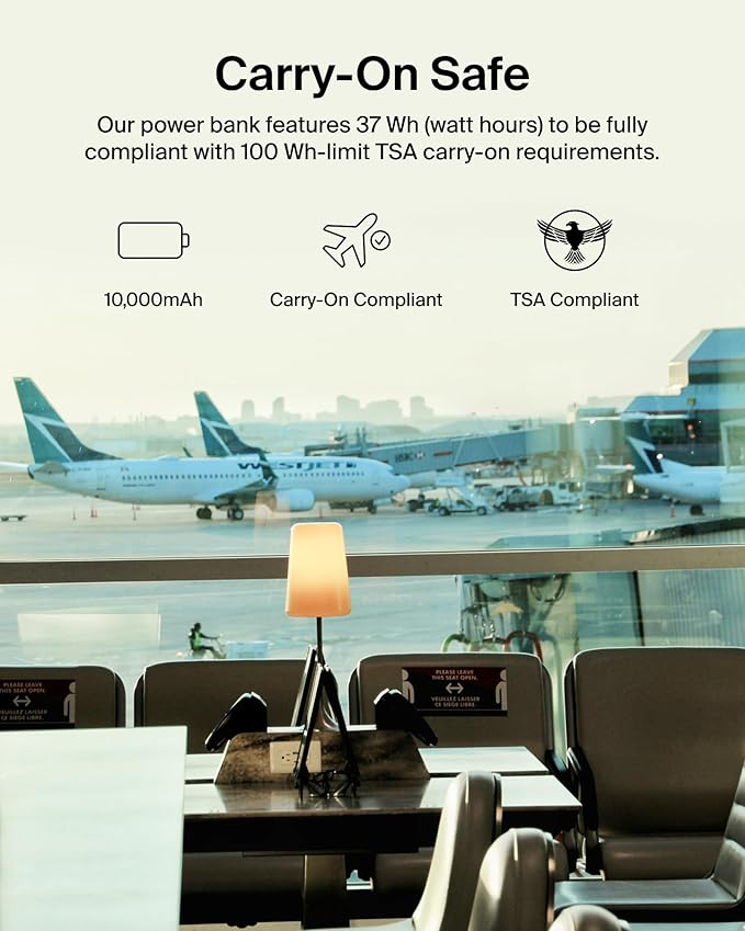 Belkin Portable Charger, Slim USB-C Power Bank 10, 000mAh w/ 2 USB-C Ports - Image 9