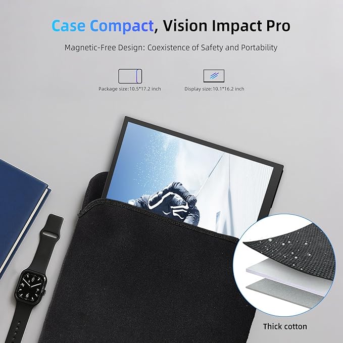 Portable Monitor 18.5” | 120HZ 1ms Gaming Monitor | 125% sRGB | FreeSync - Image 7
