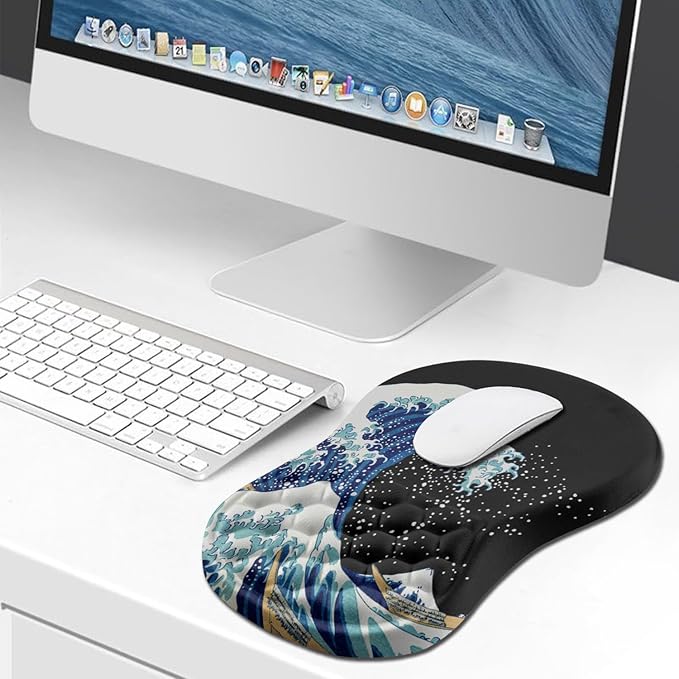 Hokafenle Ergonomic Mouse Pad Wrist Support, Wrist Rest Mousepad - Image 6