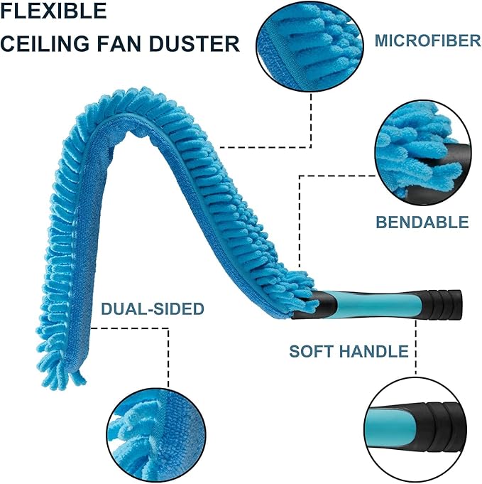 Hicavar 20 Foot High Ceiling Fan Duster - Image 8