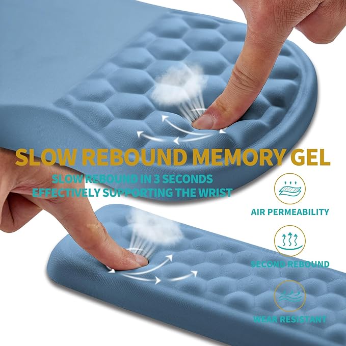Hokafenle 2 in 1 Ergonomic Mouse Pad Wrist Support & Wrist Rest - Image 3