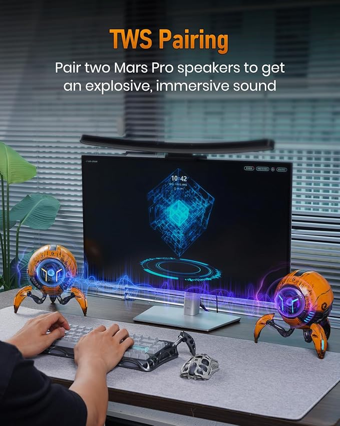 GravaStar Loudspeakers Mars Pro Portable Bluetooth Speaker New Version - Image 8