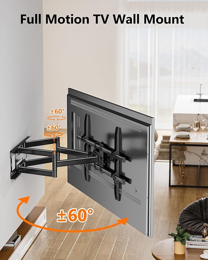 FORGING MOUNT Heavy Duty 60 to 120 inch XXXL Full Motion TV Wall Mount Max - Image 6