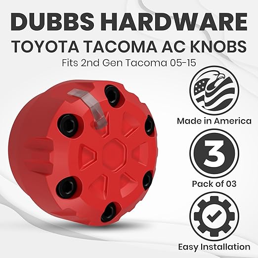 2nd Gen Tacoma Accessories AC Knob Upgrade - Image 3