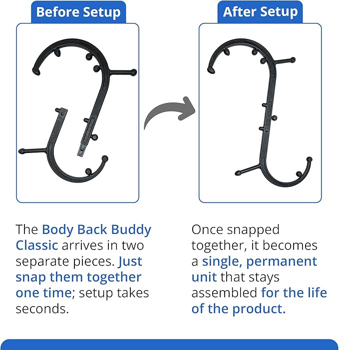 Body Back Buddy Classic USA Made Handheld Full Body Massage Cane Pressure & - Image 4