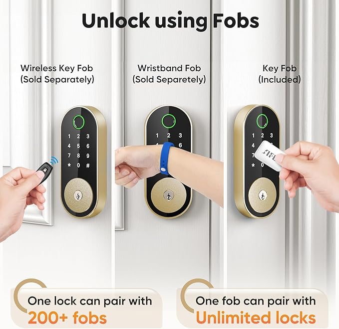 Fingerprint Smart Deadbolt - Image 4