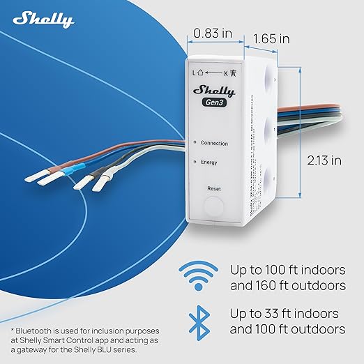 Shelly 3EM-63W Gen3 | Wi-Fi Operated Smart 3-Phase Energy Meter | Home - Image 7