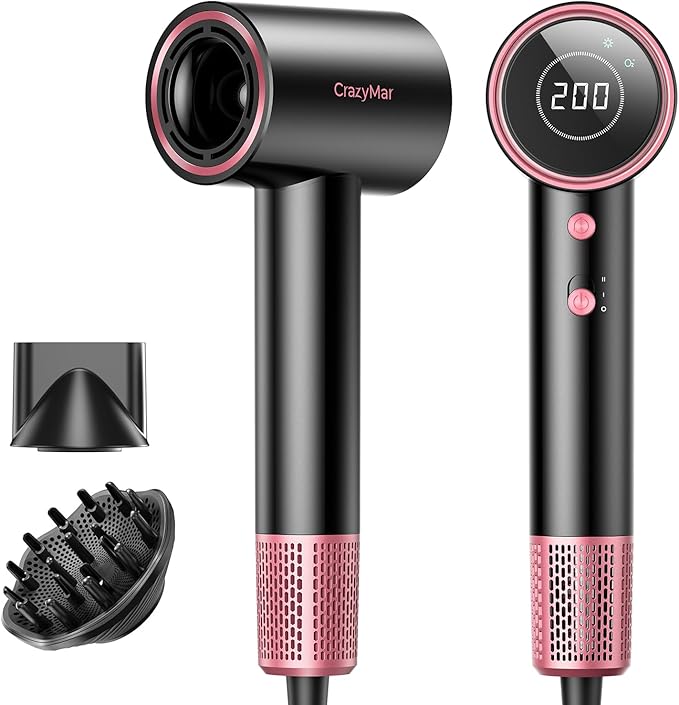 High Speed Hair Dryer, Travel Hair Dryer by CrazyMar