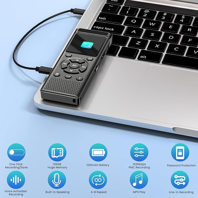 136GB Digital Voice Recorder - Image 6