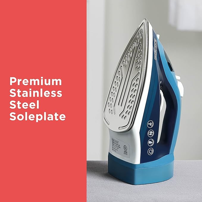 BLACK+DECKER Steam Iron for Clothes - Image 3