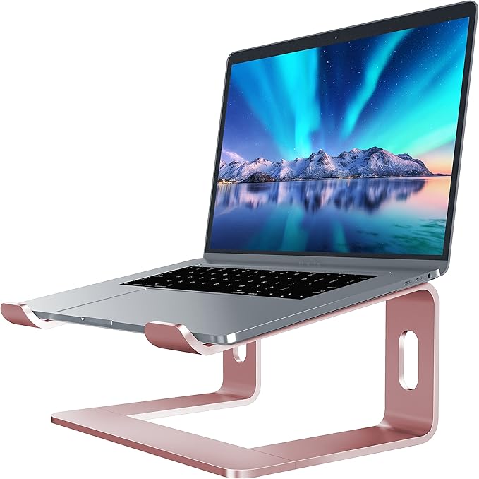 SOUNDANCE Laptop Stand, Aluminum Computer Riser, Ergonomic Laptops Elevator by Soundance