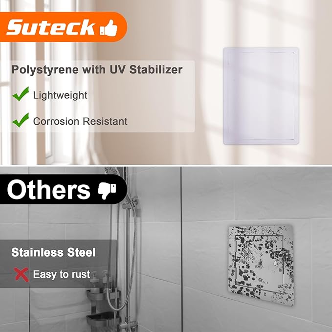 Suteck Plumbing Access Panel for Drywall Ceiling 12 x 16 Inch Reinforced - Image 3