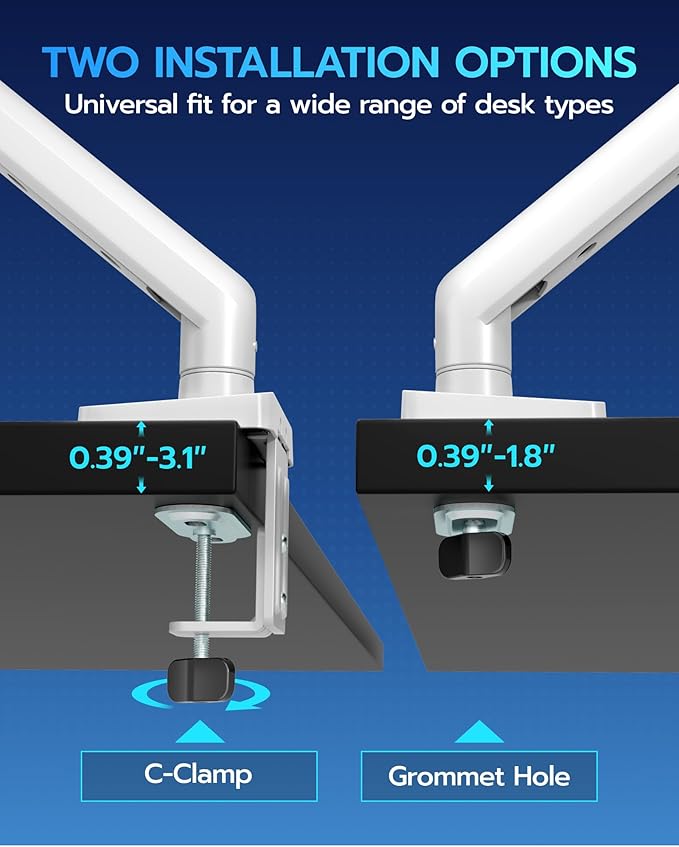ARES WING Heavy Duty Single Monitor Arm - Image 2