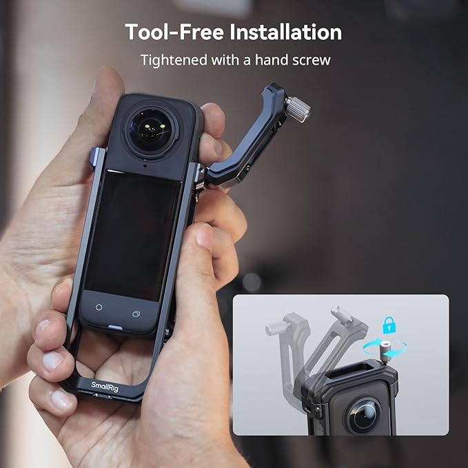 SMALLRIG Cage for Insta360 X4, Aluminum Protective Case for Insta 360 X4 - Image 2