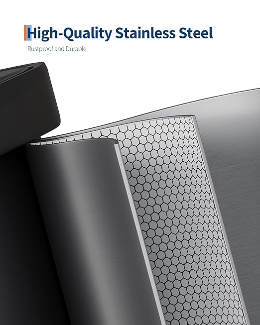 Garvee 13 gal / 50 L Stainless Steel Trash Can - Image 3