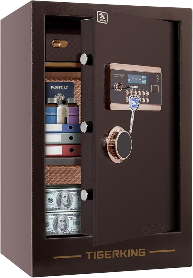 TIGERKING Large Heavy Duty Safe Box, 3.47 Cuft Digital Security Home Safe by TIGERKING
