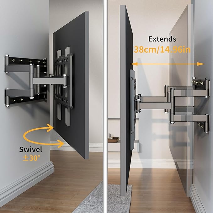 unho Heavy TV Wall Mount for 40-86 Inch TVs up to 220 lbs, Wall Mount tv - Image 7