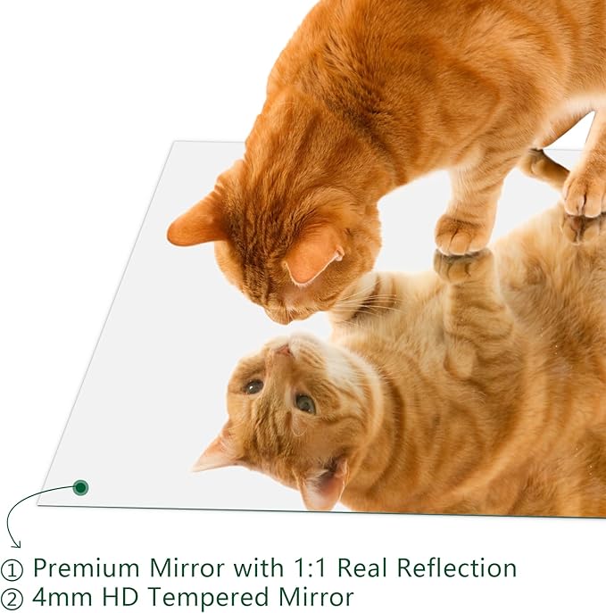 Mirrorons Frameless Mirror, Wall Mirror 24" x 32", Modern Rectangle Bathroom - Image 4