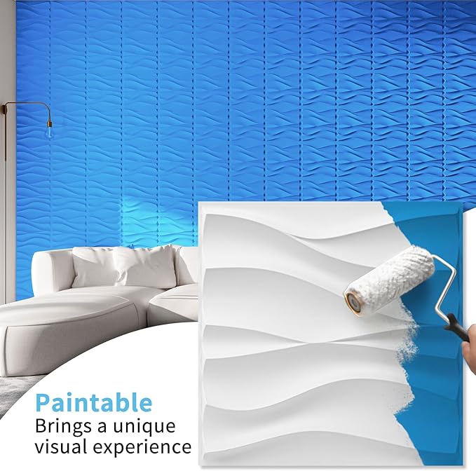 Art3d 20 Pack Decorative 3D Wall Panels, 19 Sq.Feet PVC Interior Wall Décor - Image 3
