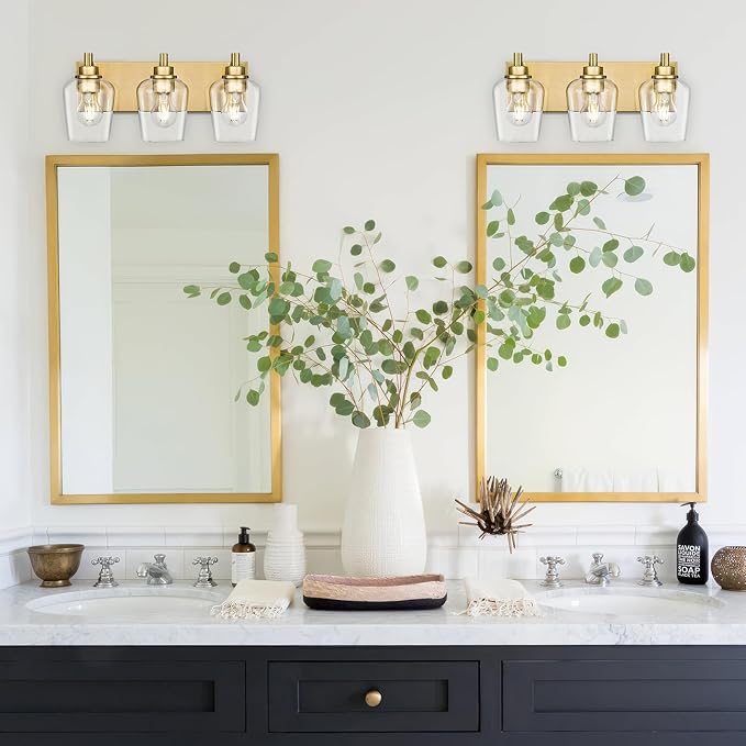 METWET Bathroom Light Fixtures, 3-Light Modern Vanity Light - Image 4