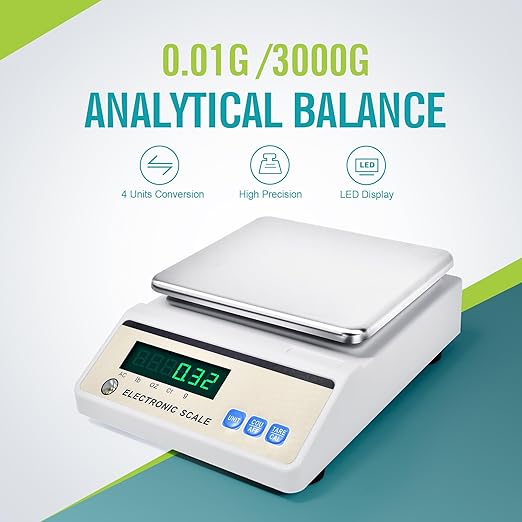LICHEN Lab Analytical Balance 3000g x 0.01g - Image 2