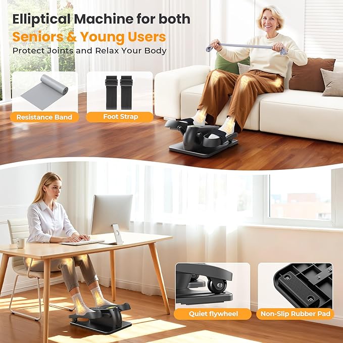 Under Desk Elliptical Machine, Ellipse Leg Exerciser as Seen on TV - Image 8