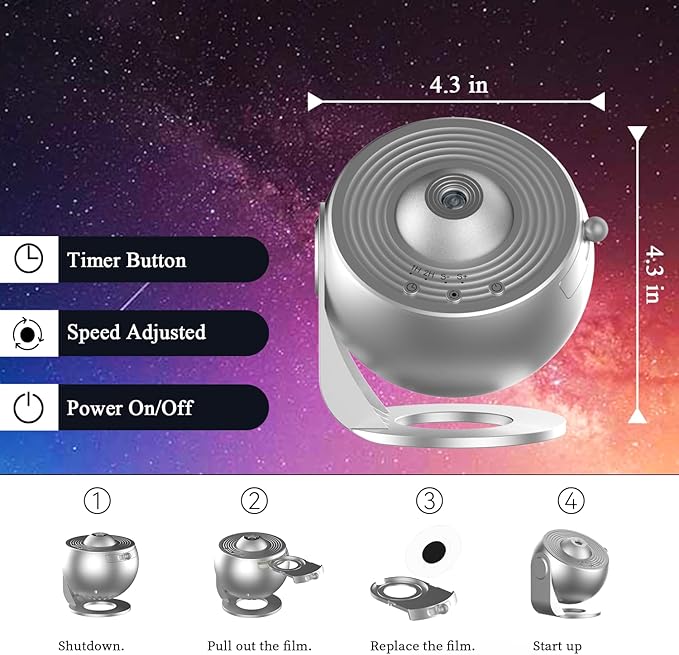 Planetarium Projector for Kids, Star Projector Galaxy Lights Gifts for Teen - Image 3
