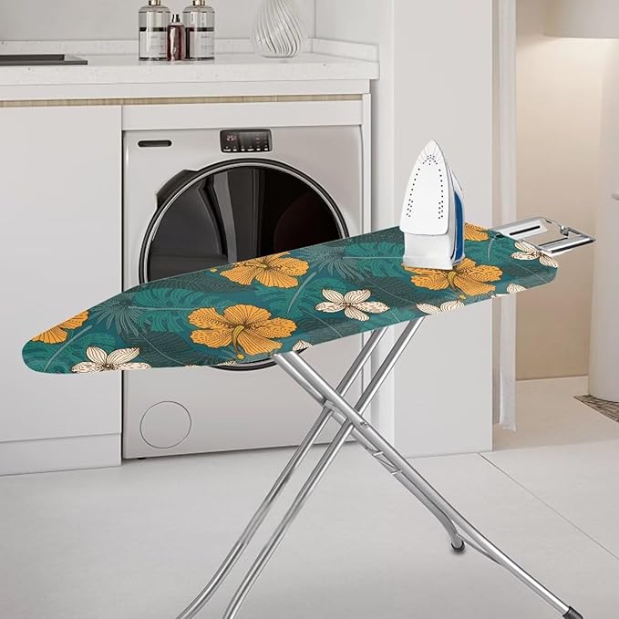 ZCFYGDX Hawaiian Flower Leaf Print Ironing Board Cover Extra Large, Elastic - Image 2