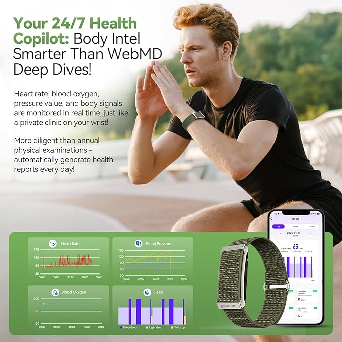 EnergyPort Fitness Tracker, Wearable Health Smart Bracelet Band - Image 4