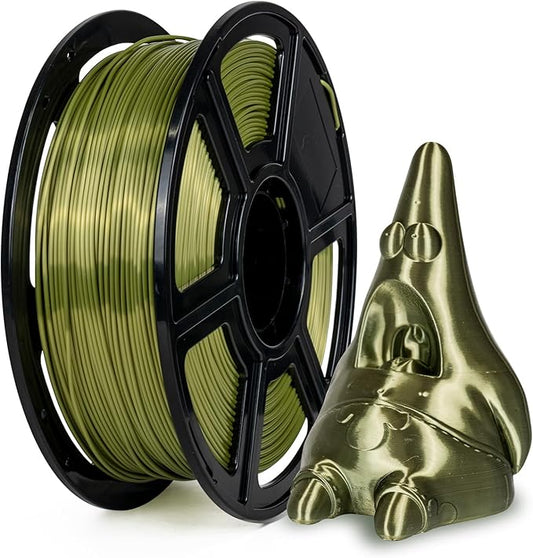 Flashforge 3D Printer Filament Silk PLA 1.75mm 1kg Spool-Dimensional Accuracy by FLASHFORGE