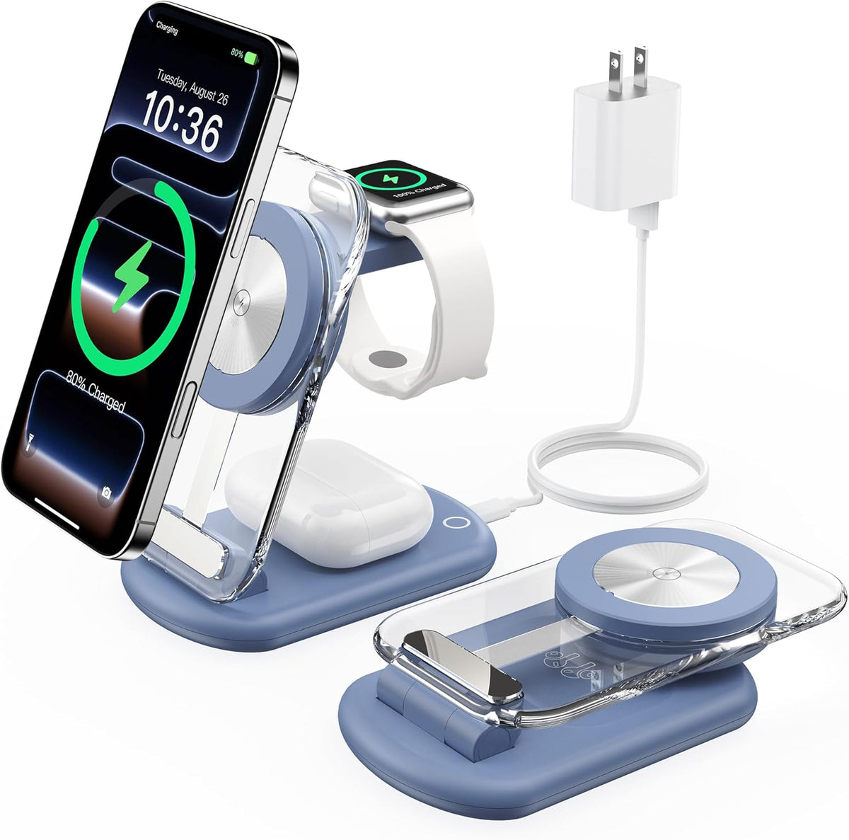 3 in 1 Magnetic Wireless Charging Station