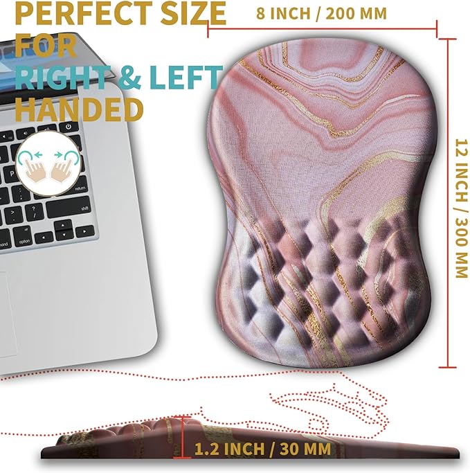Hokafenle Ergonomic Mouse Pad Wrist Support - Image 4