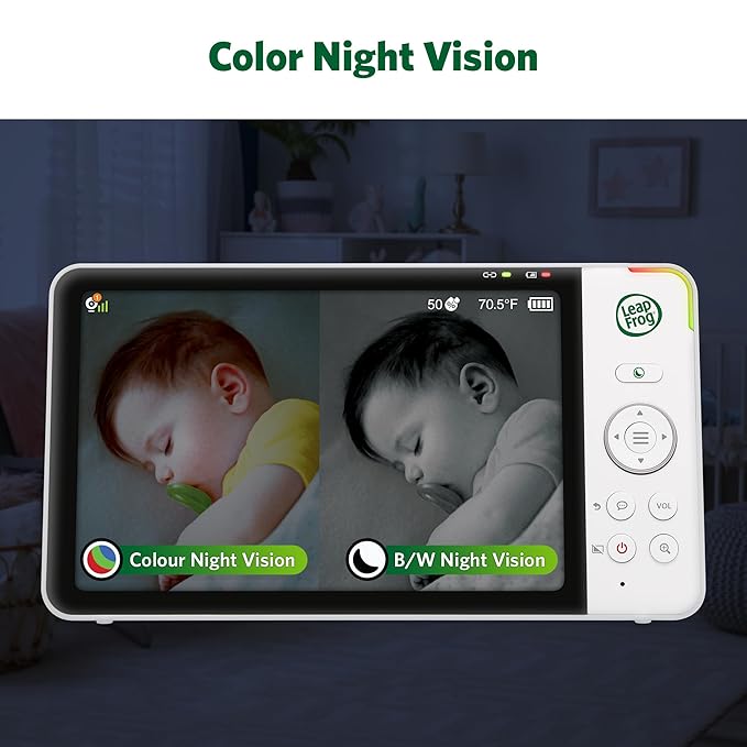 LeapFrog 2-Camera Color Night Vision Video Baby Monitor - Image 4