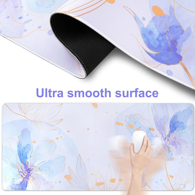 MOSISO Desk Pad Mat Keyboard Mouse Pad Set, Large Gaming Mouse Pad&Keyboard - Image 3