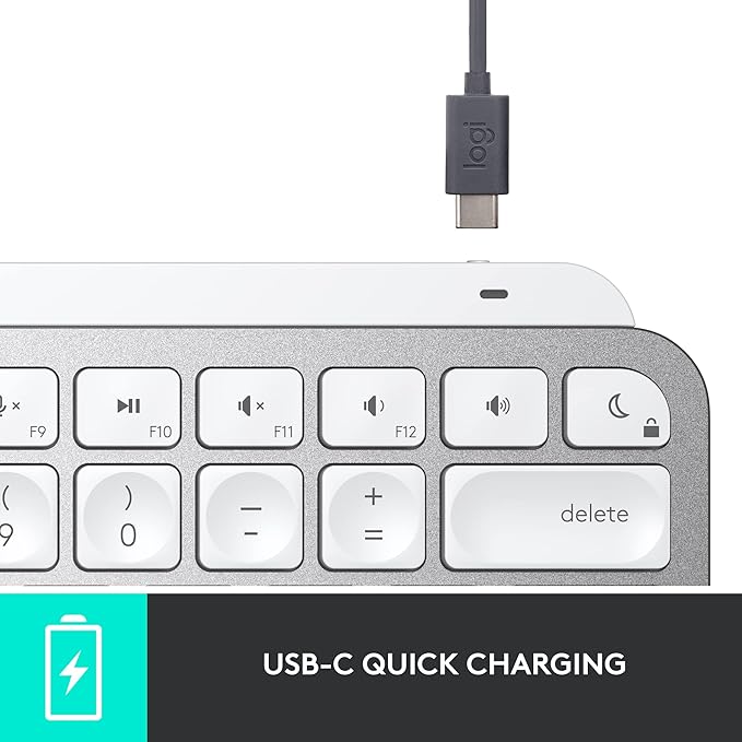 Logitech MX Keys Mini for Mac Minimalist Wireless Keyboard, Backlit Keys - Image 10