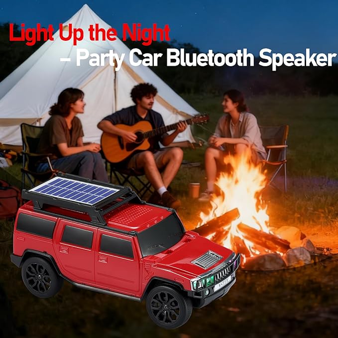 WSTER Solar Off-Road Car Bluetooth Speaker – HD Stereo Sound - Image 6
