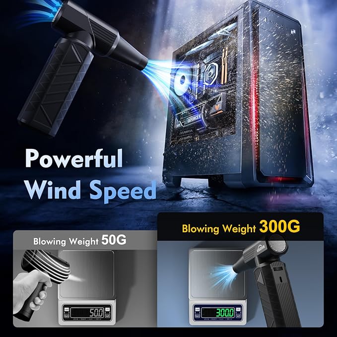 WHATOOK Compressed Air Duster: 180000RPM Air Blower - Image 5