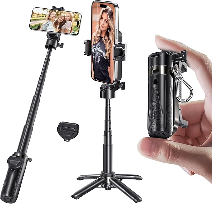 MAGIC JOHN Phone Tripod, Portable Selfie Stick, Pocket Size Selfie Stick by MAGICJOHN