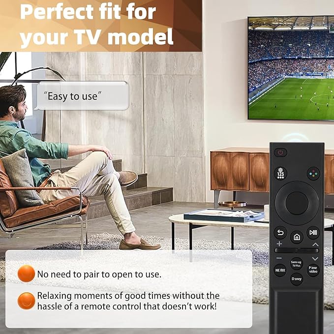 BN59-01388A Remote for Samsung Crystal 4K UHD CU7000 DU7200 Series Smart TV - Image 7