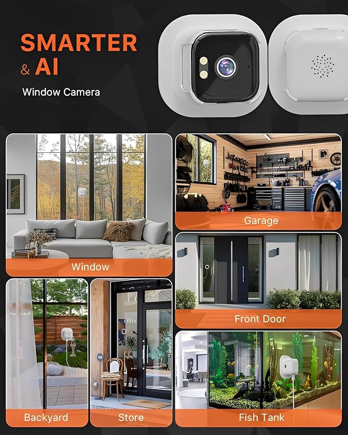 ciciglow 2K Window Camera, 2.4GHz & 5GHz WiFi Indoor Camera - Image 7
