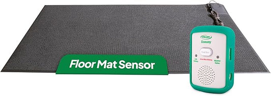Floor Mat Exit Alarm for Seniors Fall Prevention & Anti-Wandering by SmartCaregiver