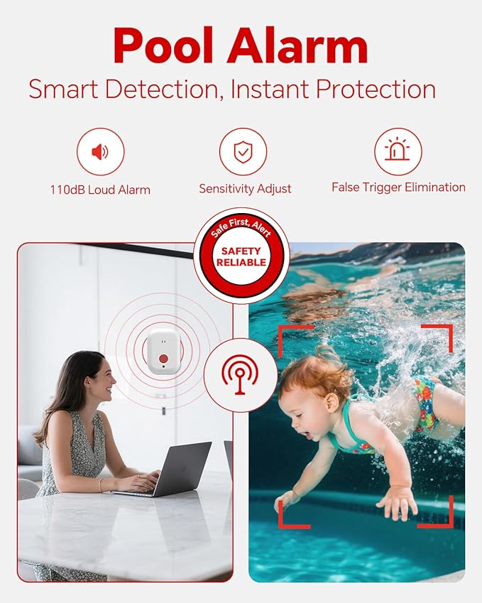 Pool Alarm, Floating Pool Safety Alarms - Image 2