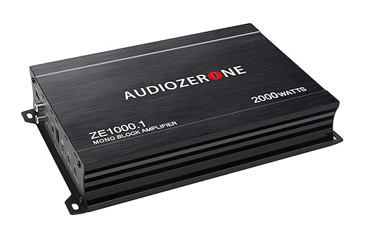 Car Audio Amplifier ZE1000.1 2000W Monoblock Class D MOSFET Subwoofer Audio - Image 2