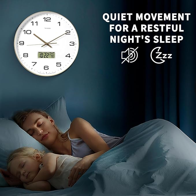 TIMESS Wall Clock, Ideal Modern Home, Office Decor - Image 5